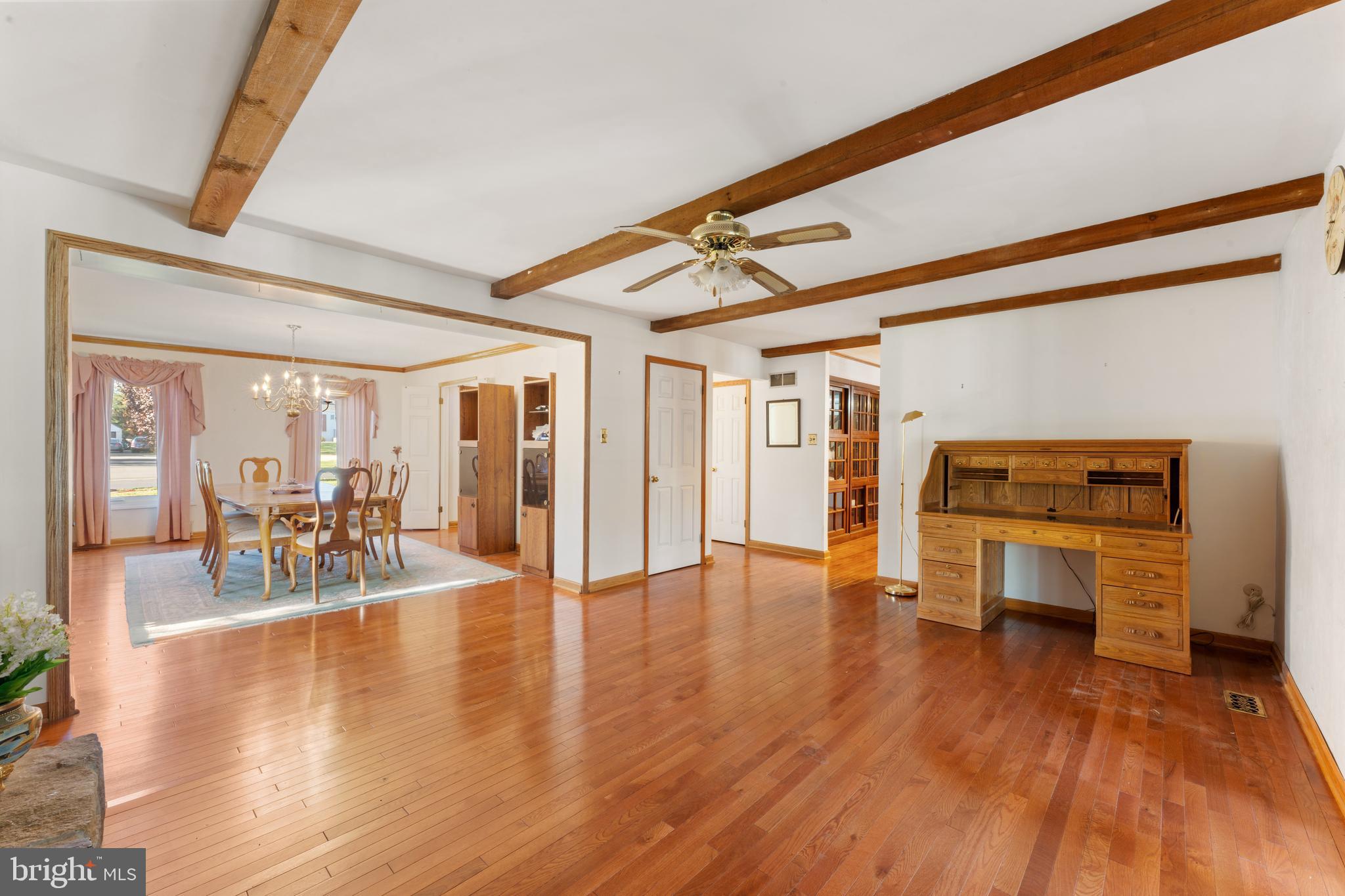 2015 Butternut Drive Huntingdon Valley, PA 19006 - Photo 16 of 40 a view of a livingroom with furniture and wooden floor