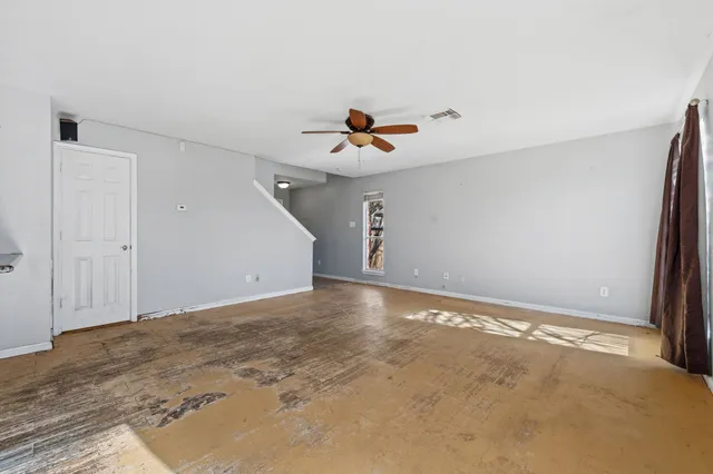 a view of an empty room