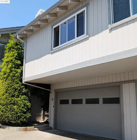 a front view of a building