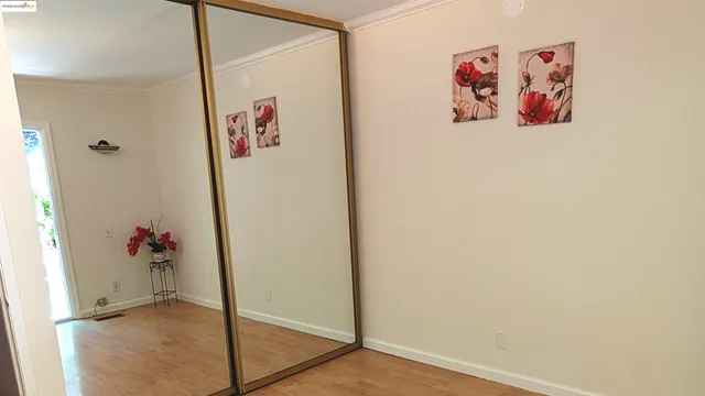 a view of painting on the wall