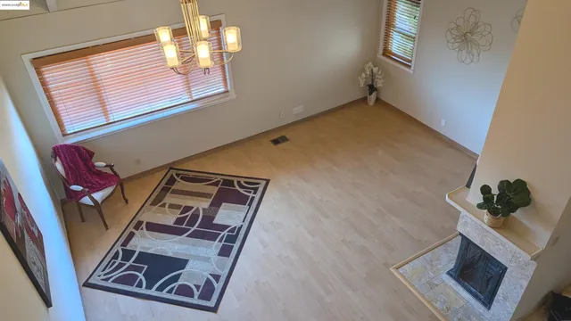 a view of an entryway with furniture