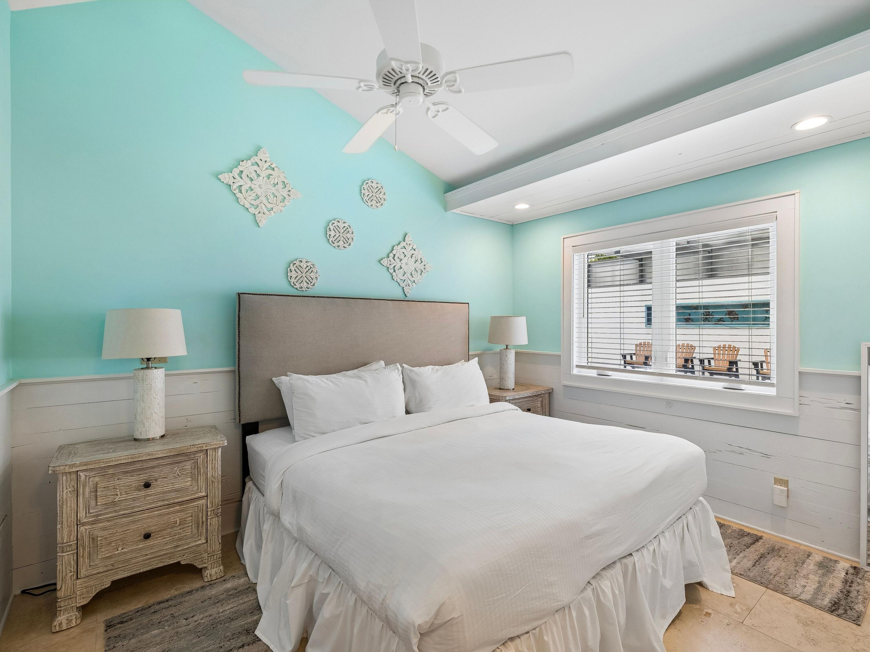 36 Green Street Inlet Beach, FL 32461 - Photo 10 of 27 a bedroom with a bed and a window