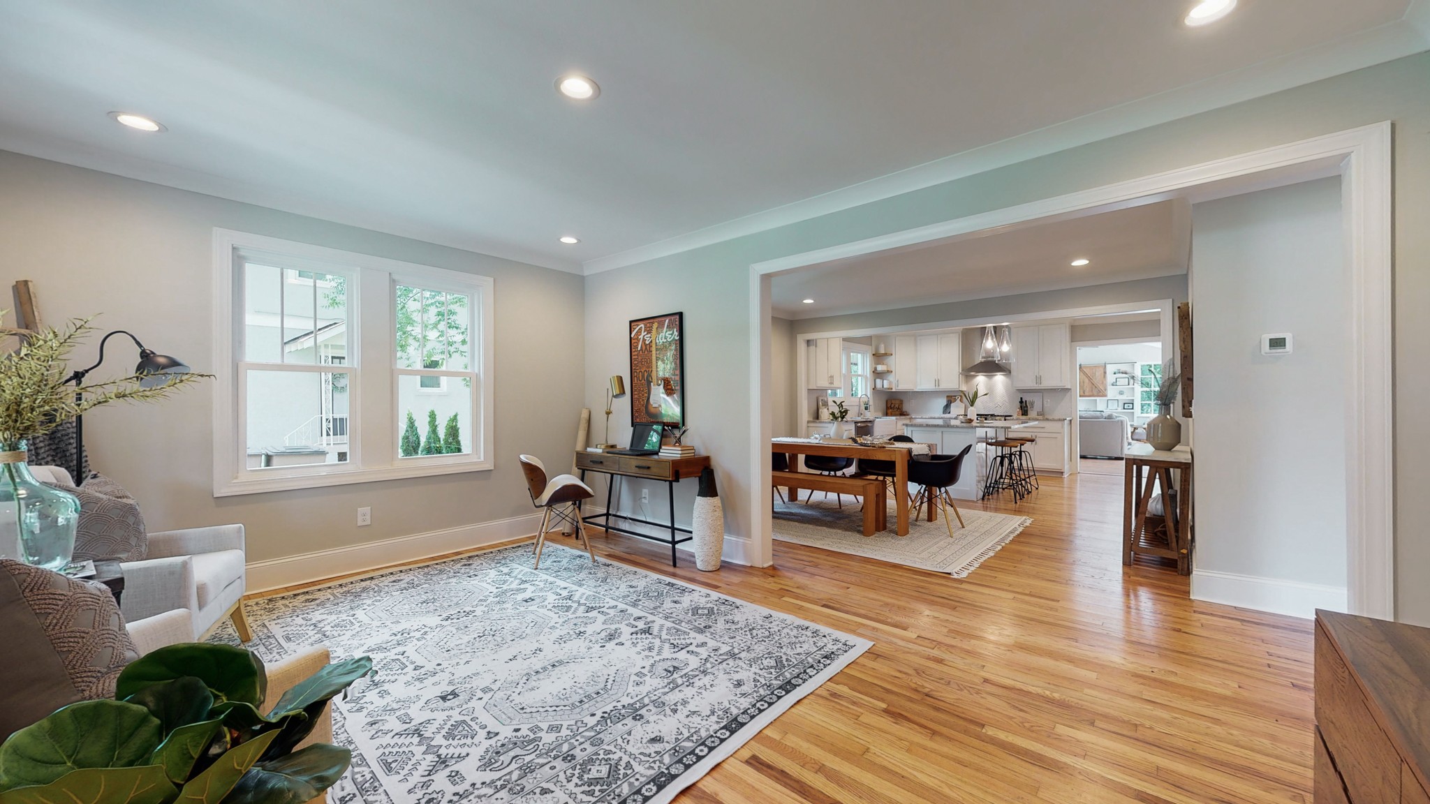 4109 Murphy Road Nashville, TN 37209 - Photo 2 of 31 a living room with furniture and wooden floor