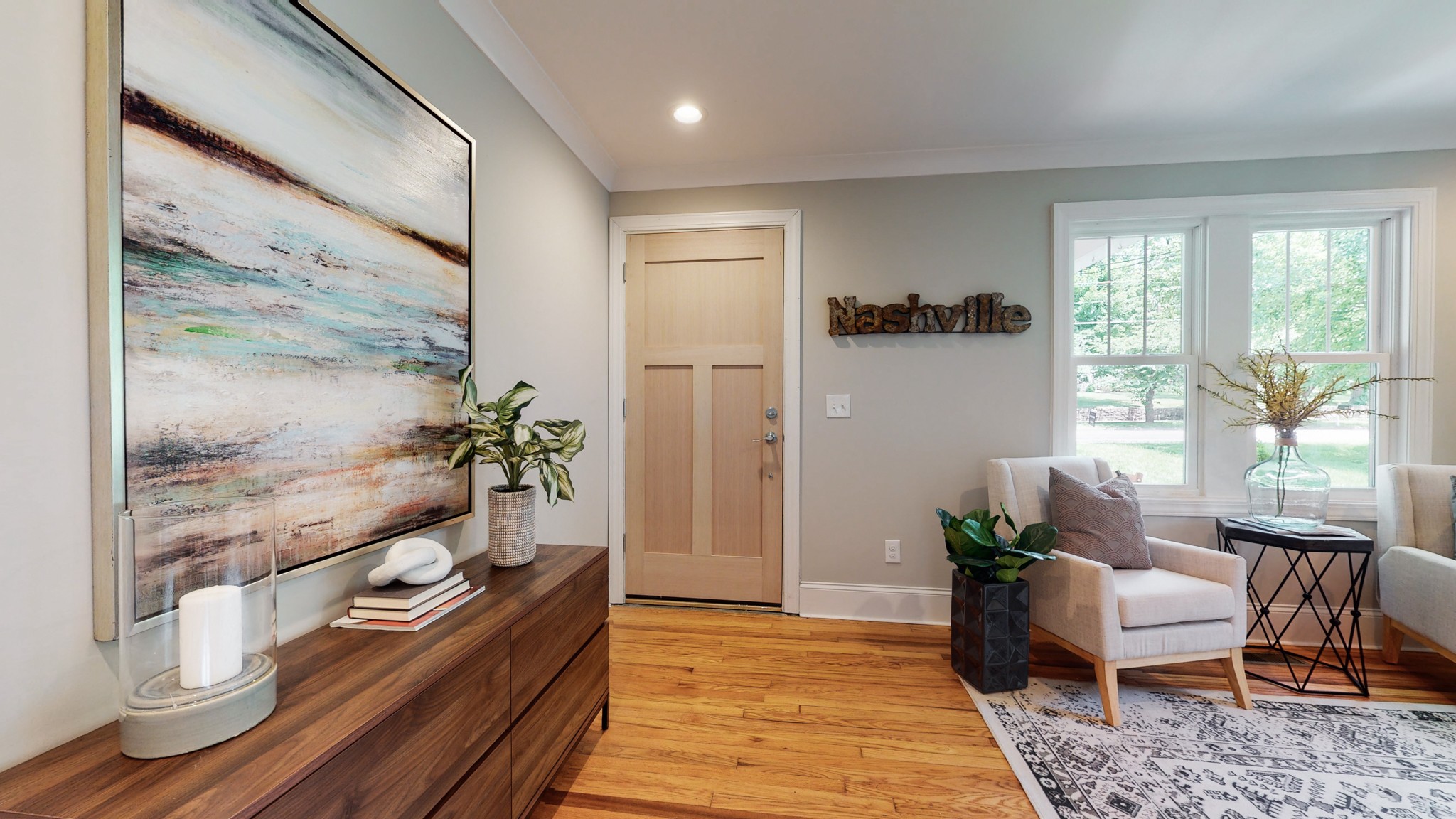4109 Murphy Road Nashville, TN 37209 - Photo 4 of 31 a room with furniture and wooden floor