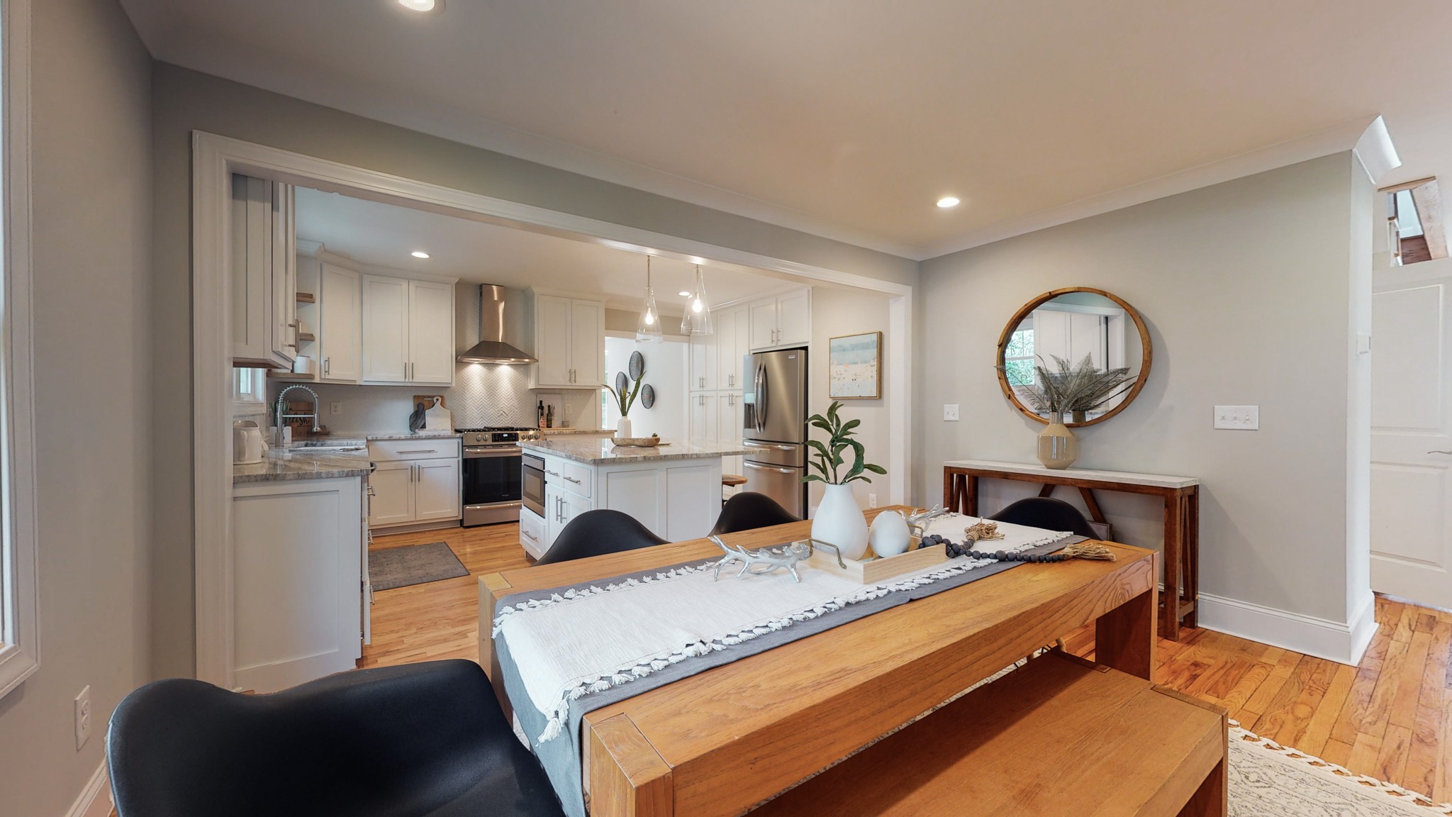 4109 Murphy Road Nashville, TN 37209 - Photo 7 of 31 a living room with furniture a mirror and a table