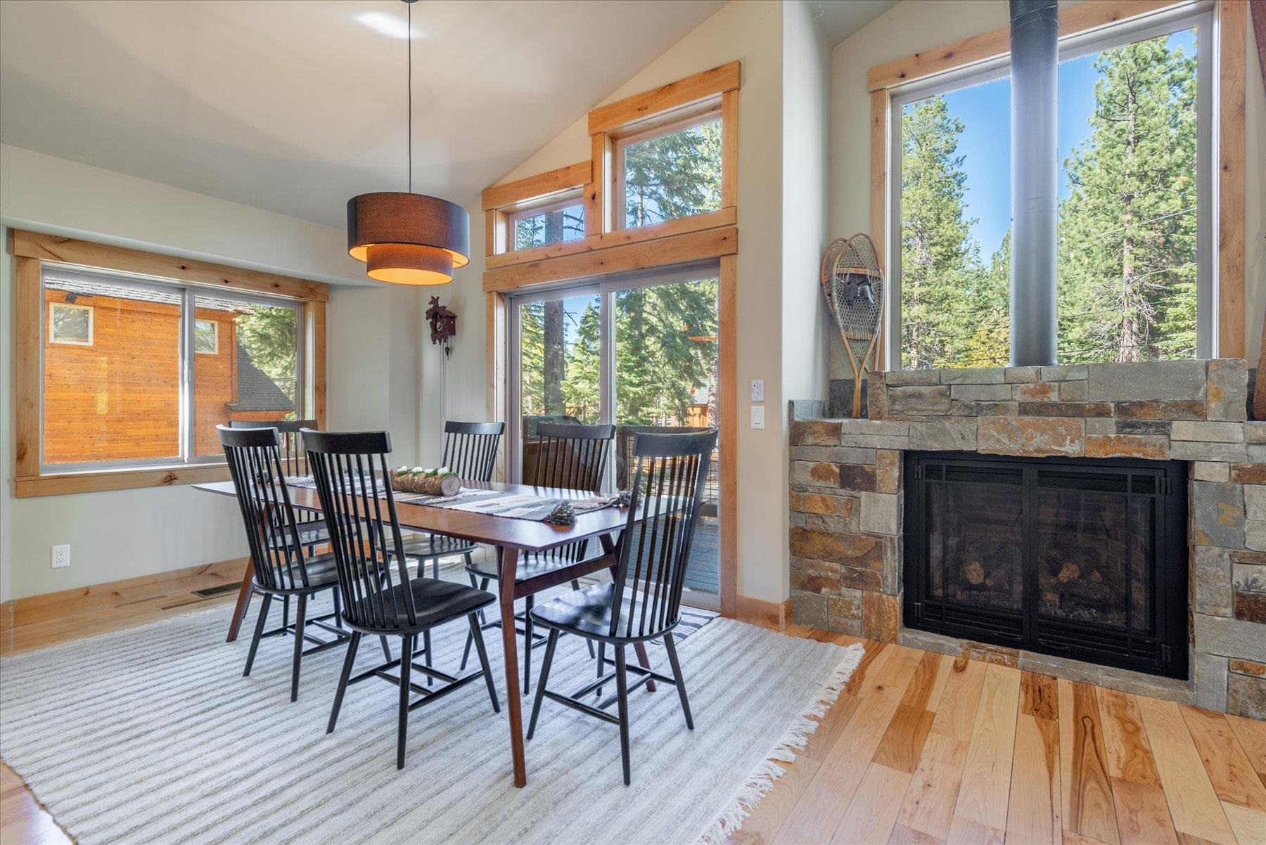 14791 Tyrol Road Truckee, CA 96161 - Photo 8 of 24 a view of a dining room with furniture window and wooden floor