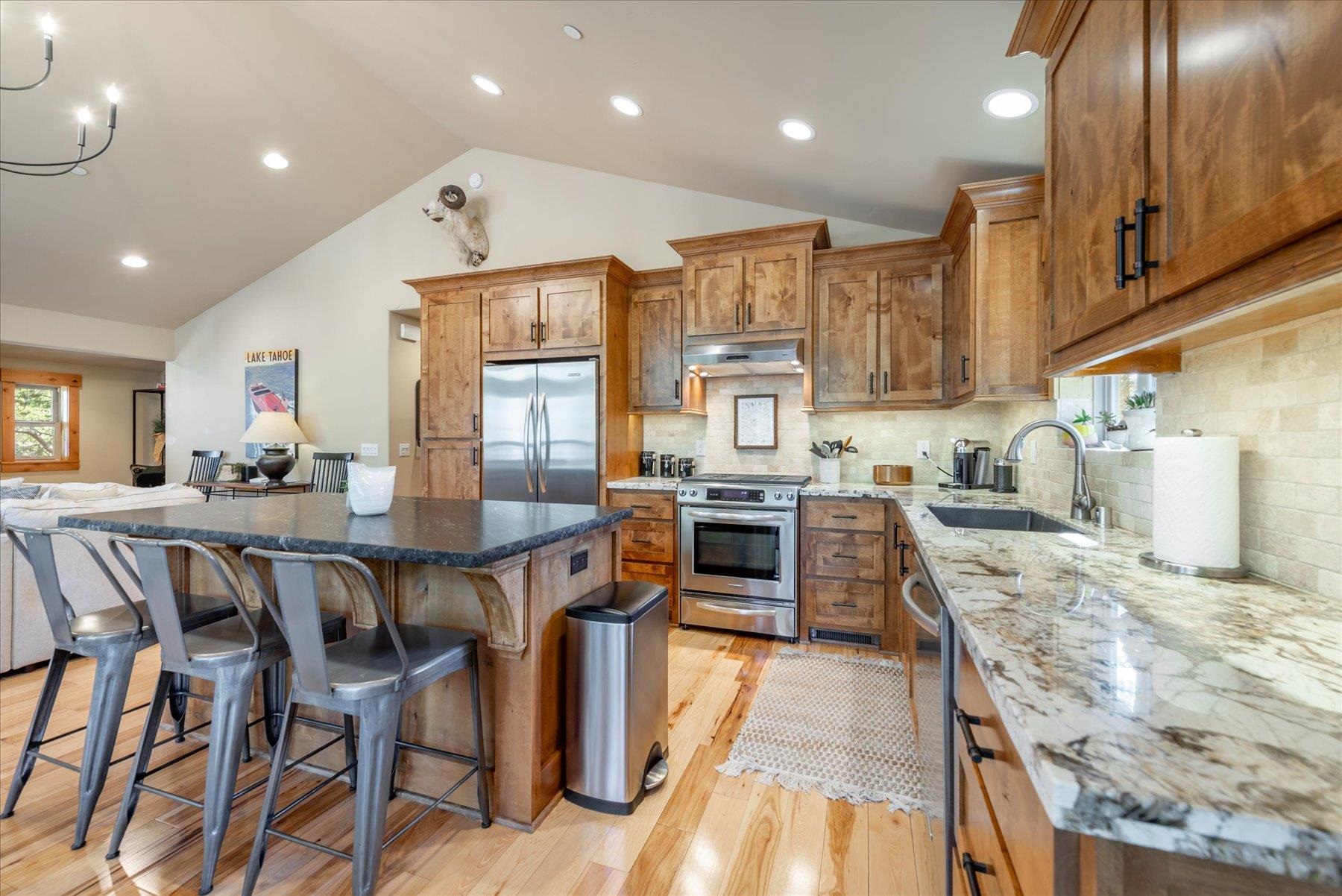 14791 Tyrol Road Truckee, CA 96161 - Photo 9 of 24 a large kitchen with lots of counter space and appliances