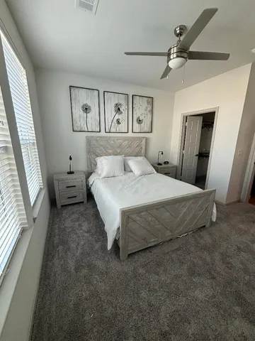 a area with table and chairs