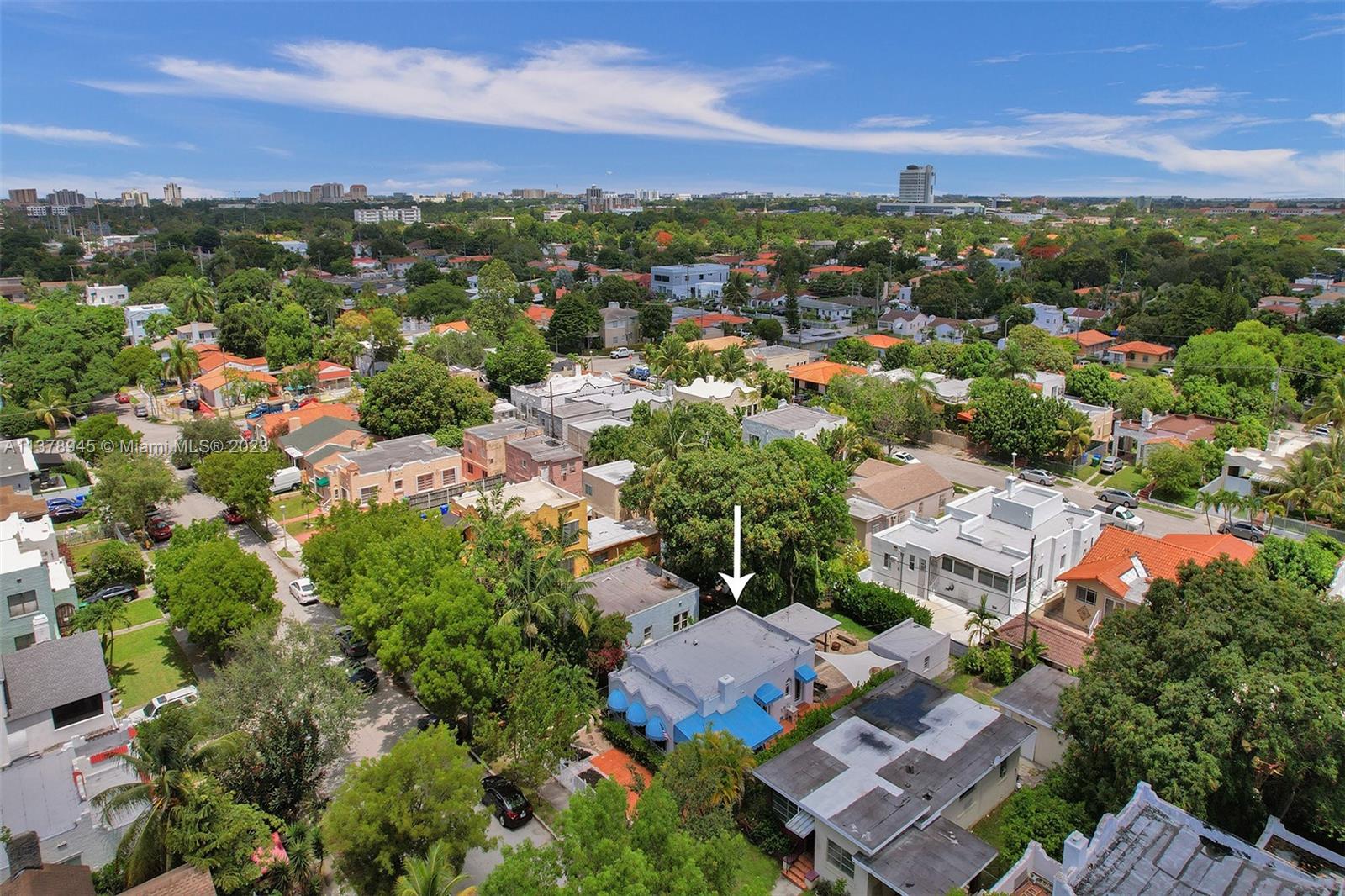 2231 Southwest 17th Street Miami, FL 33145 - Photo 51 of 69 an aerial view of residential houses with outdoor space and trees