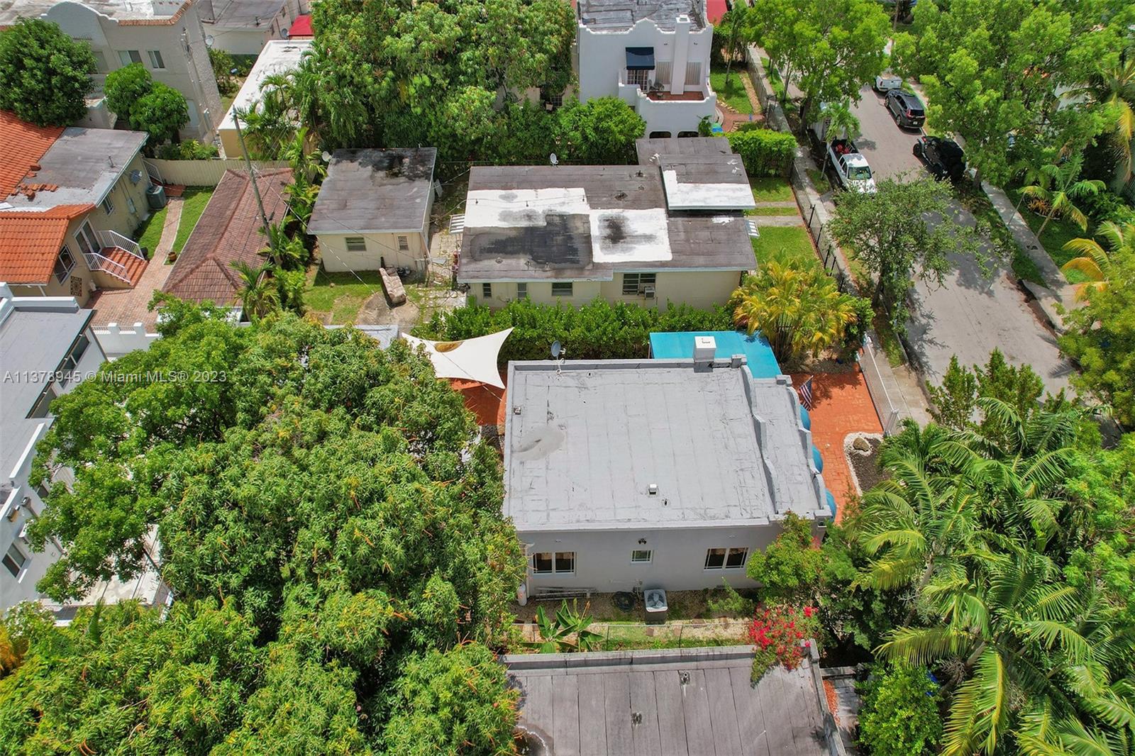 2231 Southwest 17th Street Miami, FL 33145 - Photo 65 of 69 an aerial view of a house with a garden