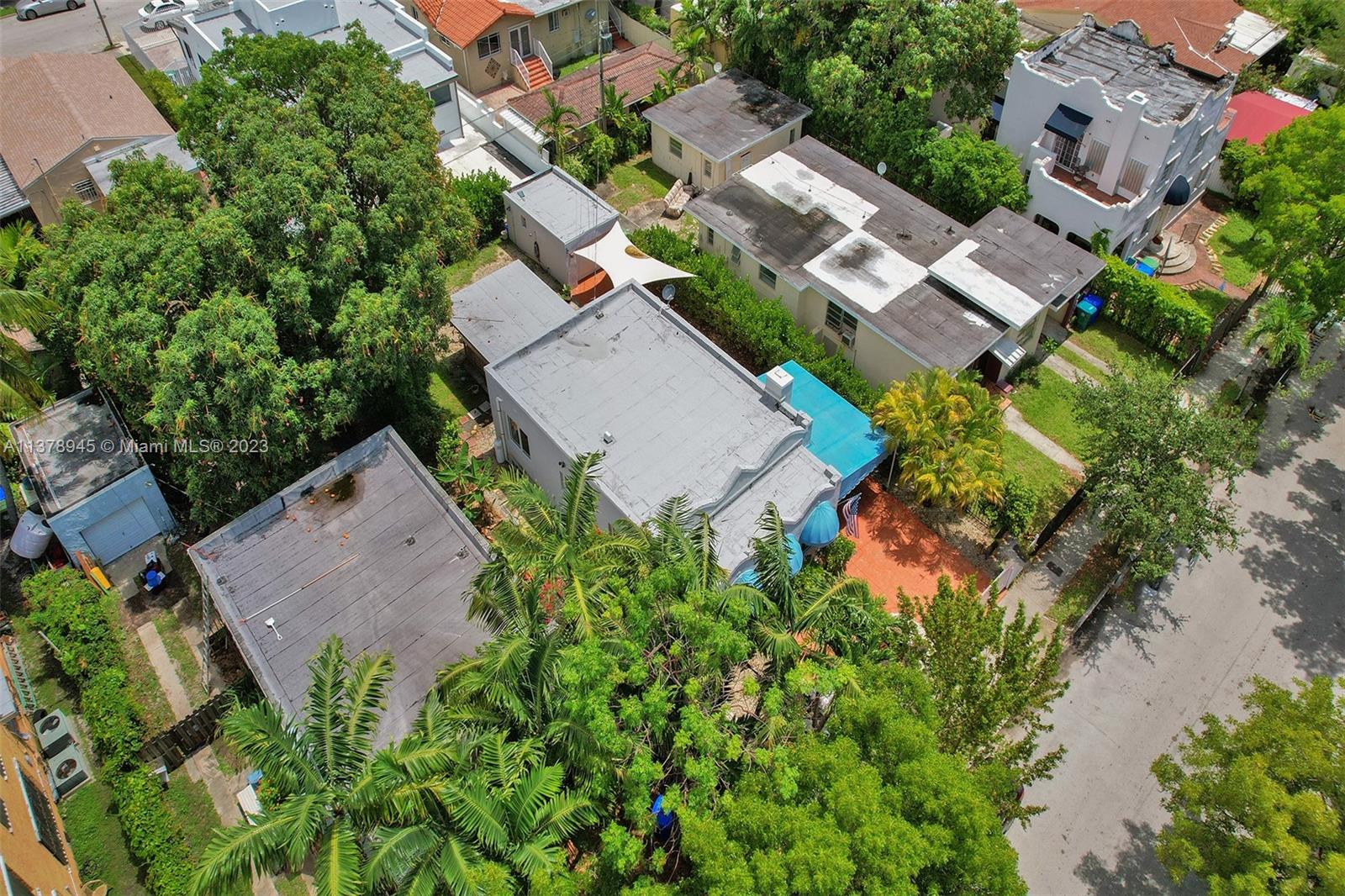 2231 Southwest 17th Street Miami, FL 33145 - Photo 66 of 69 an aerial view of residential house with outdoor space and trees all around