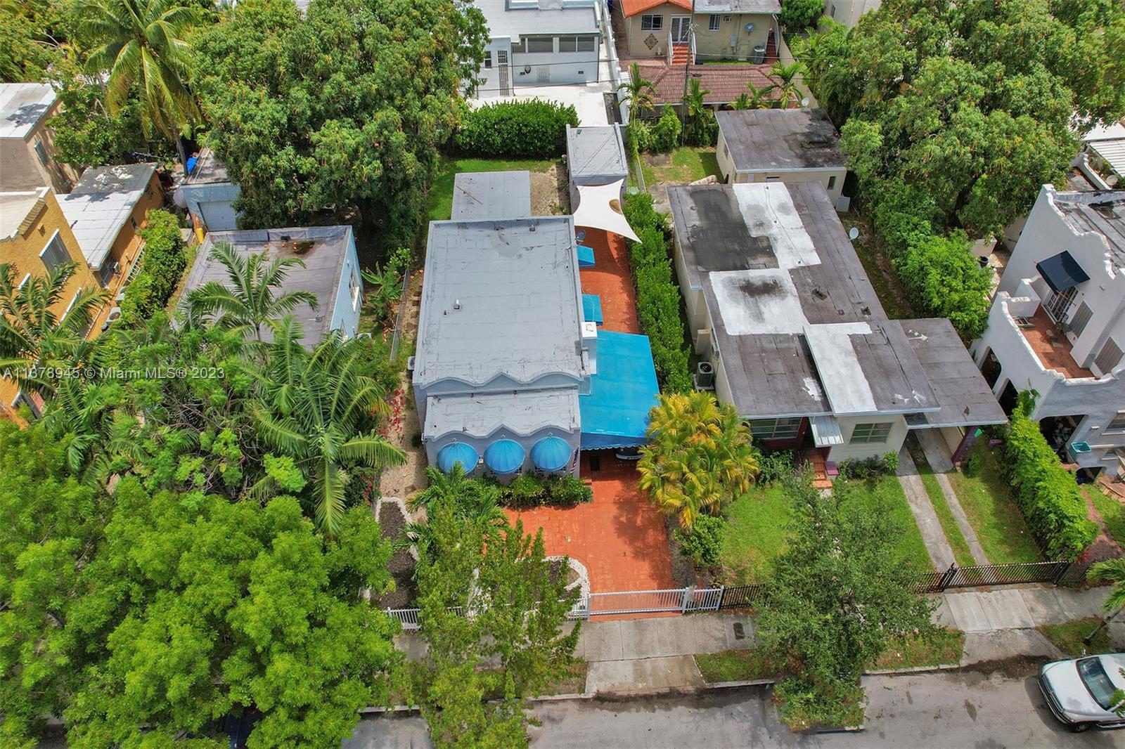 2231 Southwest 17th Street Miami, FL 33145 - Photo 67 of 69 an aerial view of a house with a yard swimming pool and outdoor seating