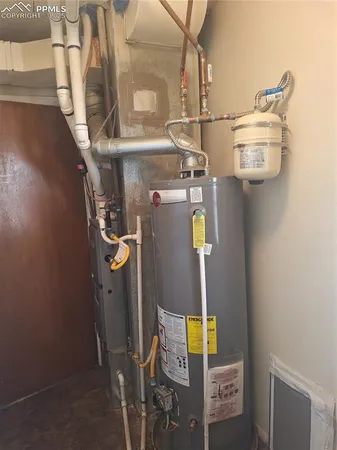 a view of storage and utility room