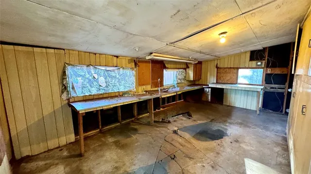 a view of a storage room