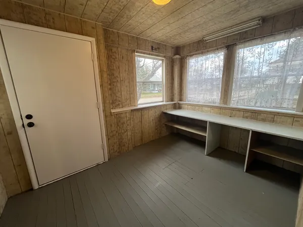 a room with windows