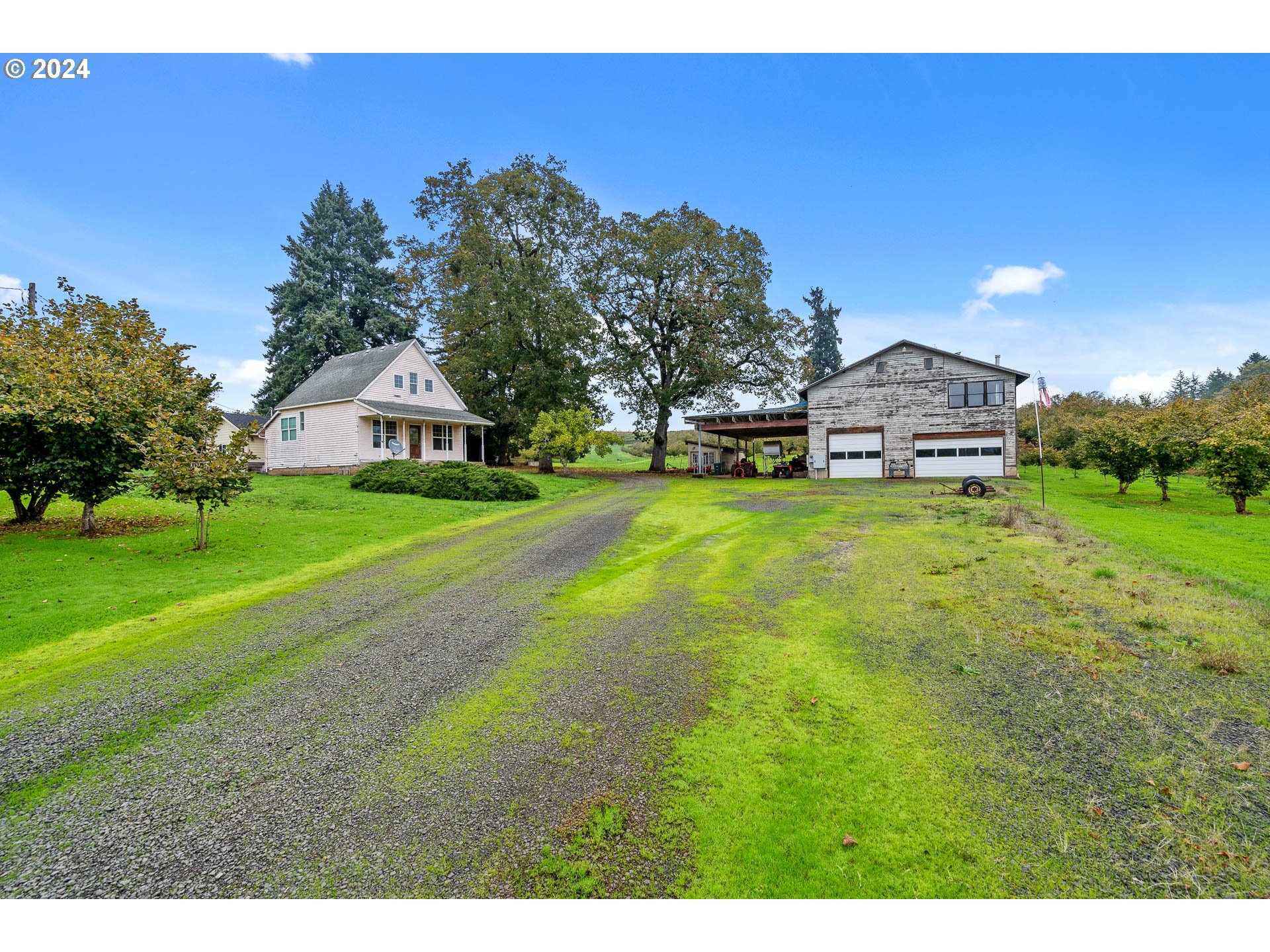 26413 Franklin Road Junction City, OR 97448 - Photo 9 of 44 a view of a house with a yard