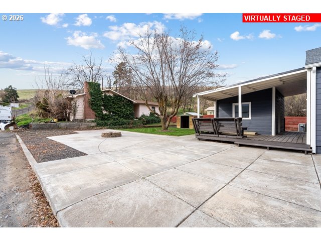 420 Water Street Heppner, OR 97836 - Photo 32 of 48 a view of outdoor space with seating area