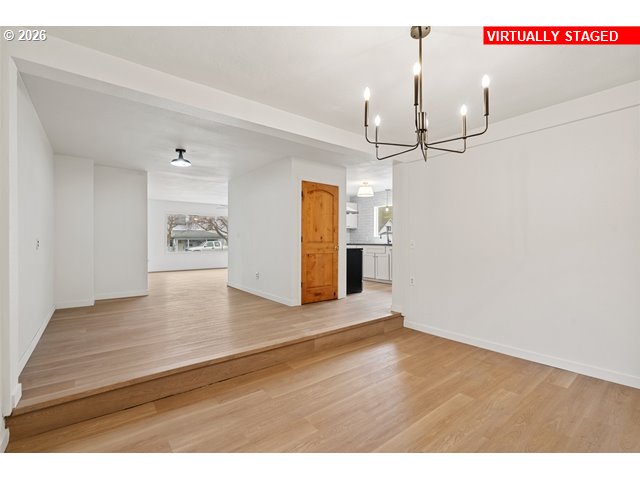 420 Water Street Heppner, OR 97836 - Photo 8 of 48 a view interior of a house wooden floor and windows