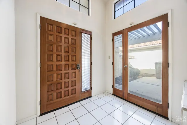 a view of front door