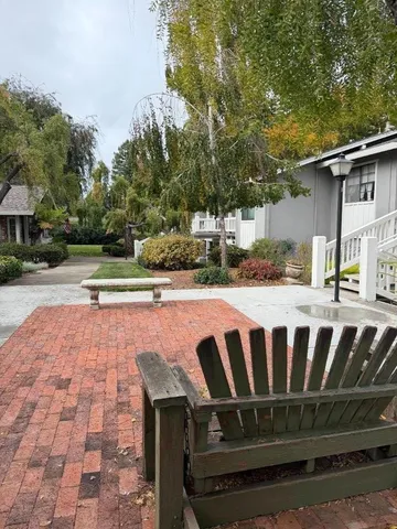 a view of a kitchen with cabinets