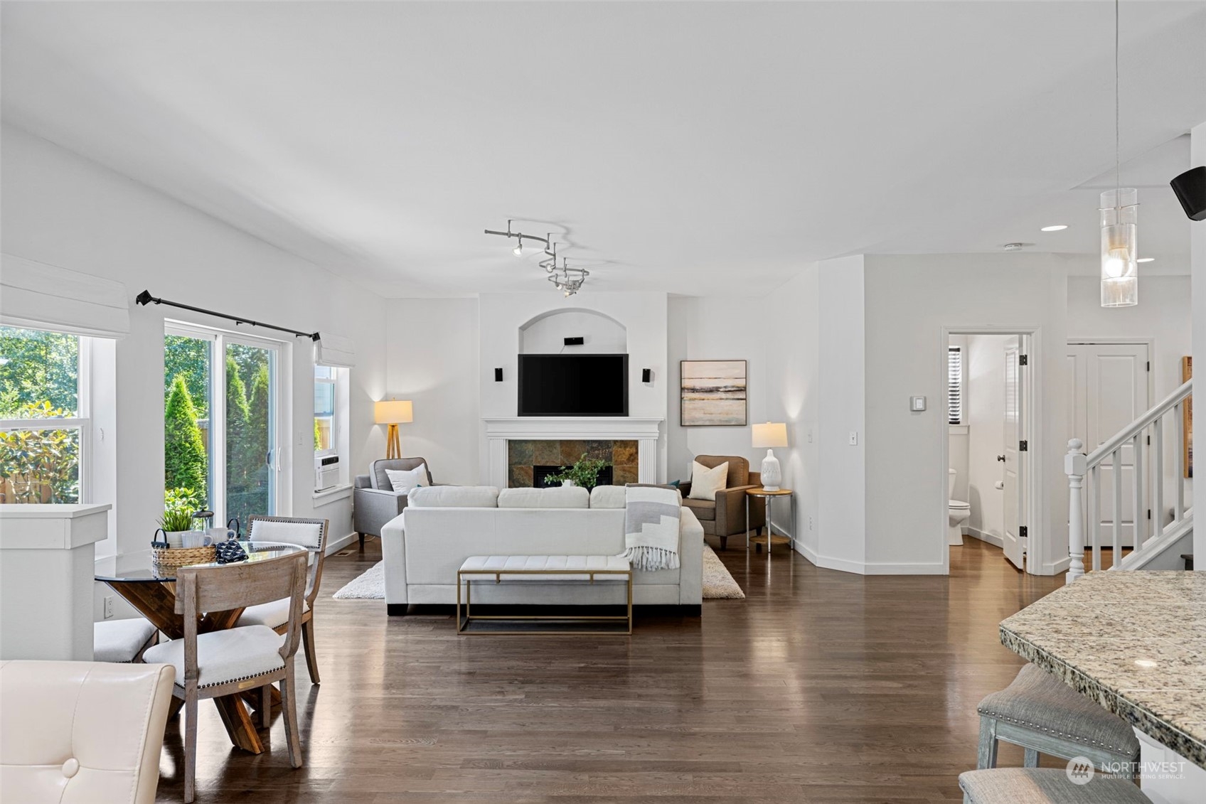 23825 17th Avenue West Bothell, WA 98021 - Photo 14 of 35 a bed room with furniture and a flat screen tv