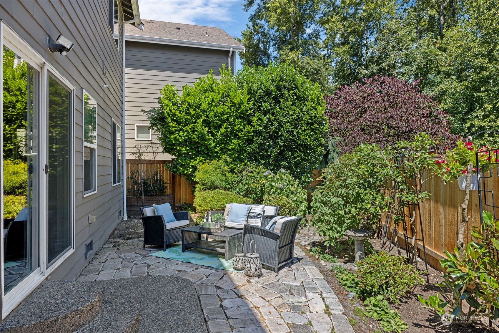 23825 17th Avenue West Bothell, WA 98021 - Photo 28 of 35 a view of backyard with outdoor seating and plants