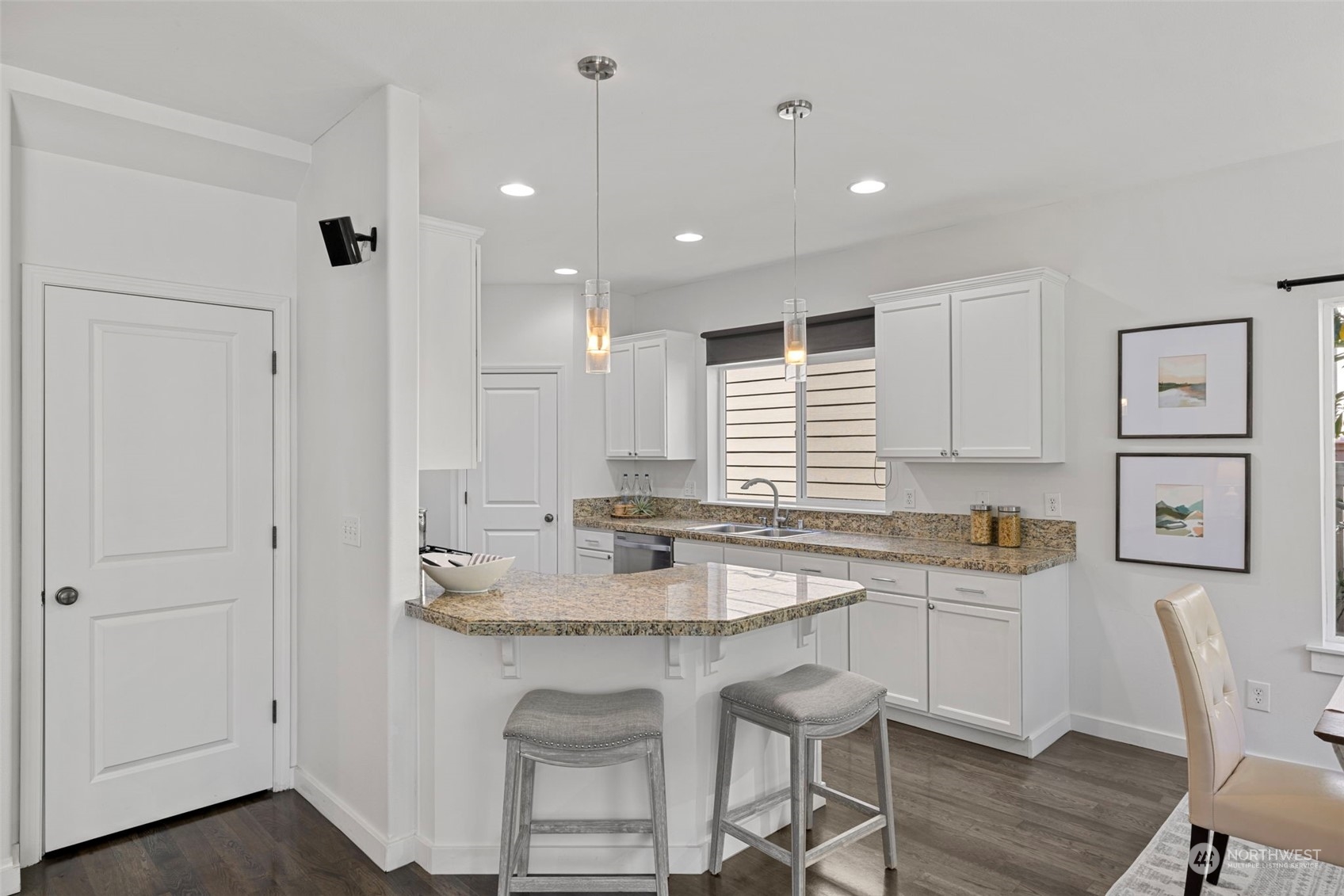 23825 17th Avenue West Bothell, WA 98021 - Photo 8 of 35 a kitchen with stainless steel appliances granite countertop a sink and a refrigerator