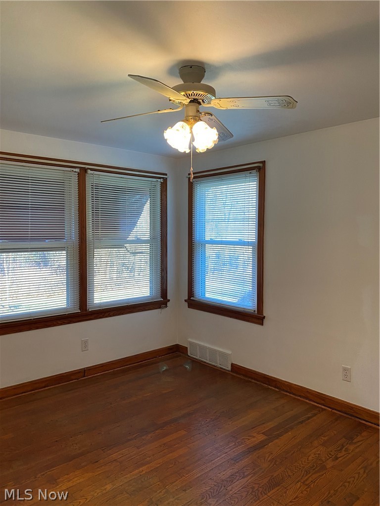 807 Plymouth Ridge Road Ashtabula, OH 44004 - Photo 15 of 34 Bedroom 2 - 12 x 10 with fresh paint and hardwood flooring.