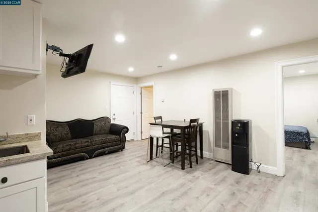 a view of a house with a patio