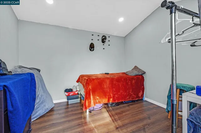 a view of a balcony with wooden floor and stairs