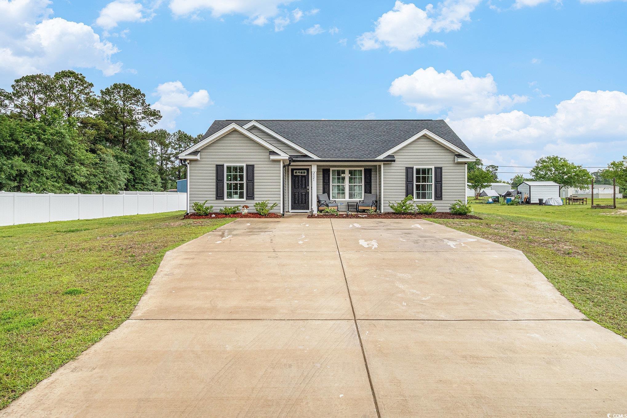 2521 Wise Road Conway, SC 29526 - Photo 1 of 20 Ranch-style house featuring a shingled roof and a porch