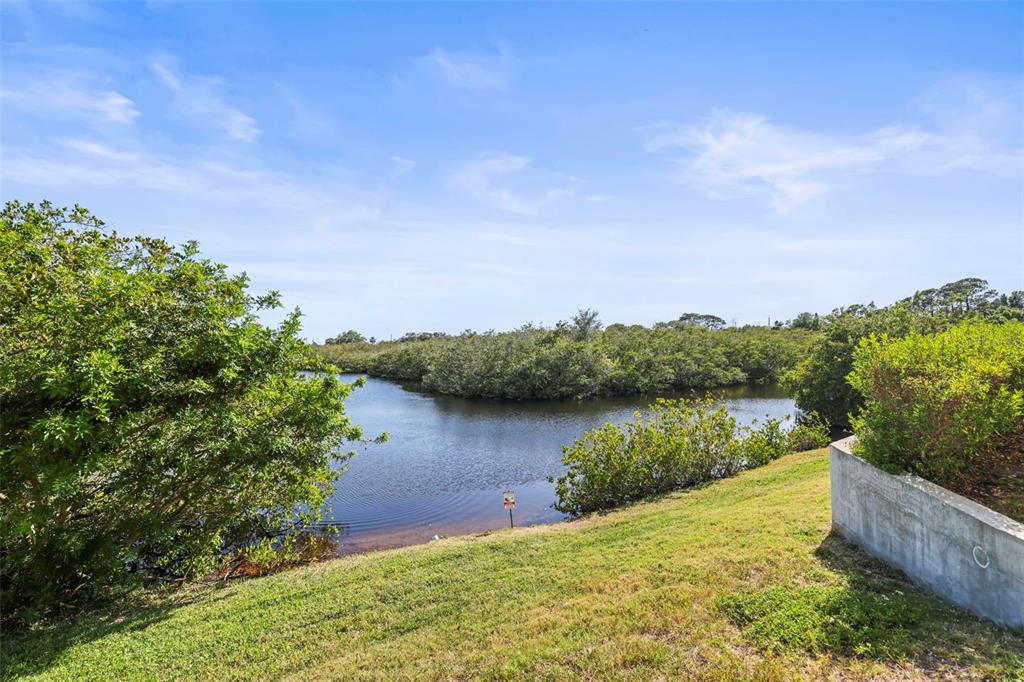 455 Alt 19, Unit 175 Palm Harbor, FL 34683 - Photo 28 of 35 a view of a lake with houses in the back