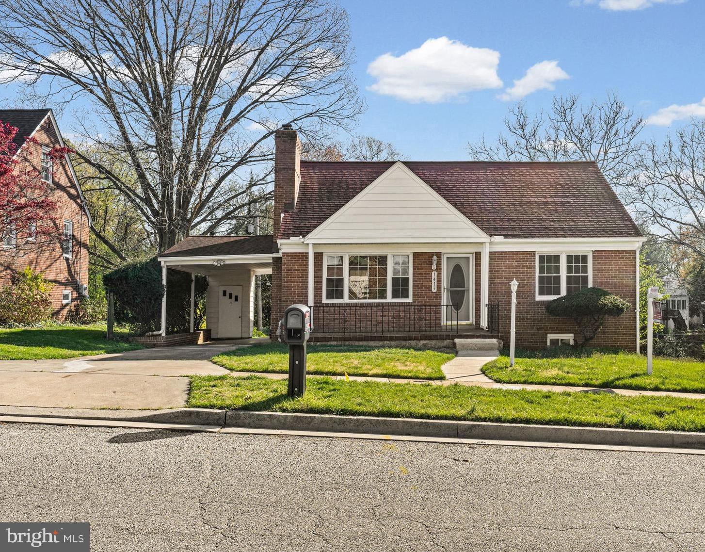1413 Glendale Road Baltimore, MD 21239 - Photo 2 of 26 All Brick Home with Covered Carport and Storage.