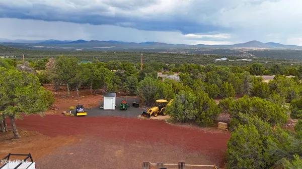 a view of a lake with a mountain