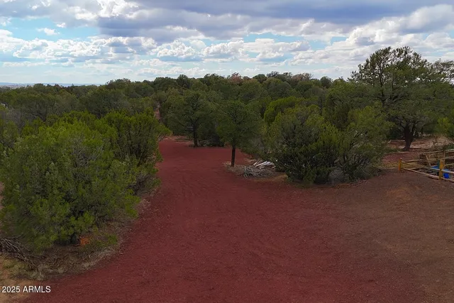 a view of a road with an ocean view