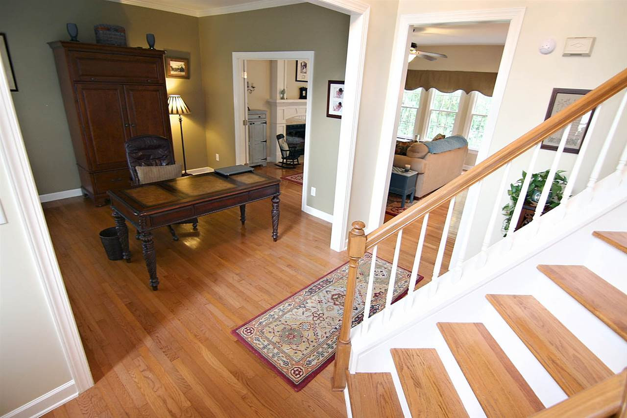 4109 Batiste Road Raleigh, NC 27613 - Photo 4 of 25 Entry opens to Living Room which can be used as a living area, office or even a music room. Entry