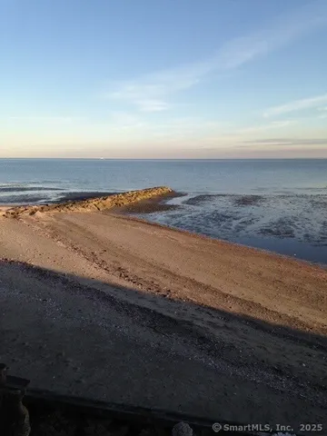 a view of an ocean and beach