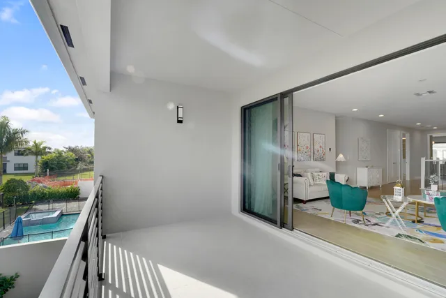 a view of a garage with rack