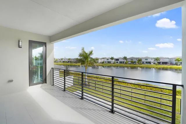a view of a room with rack on the wall
