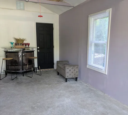 a room with table and chair