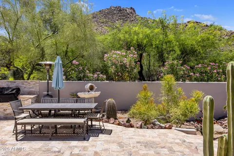 a outdoor view with sitting space