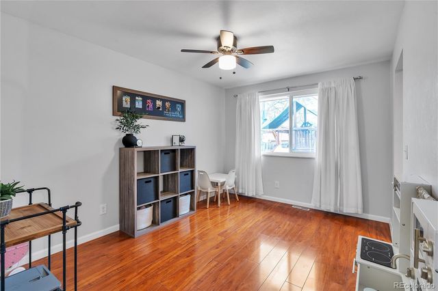 a view of a livingroom with furniture and window