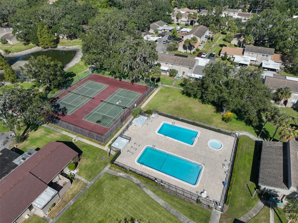 8616 Palm Lane Temple Terrace, FL 33637 - Photo 30 of 30 an aerial view of a house with a garden