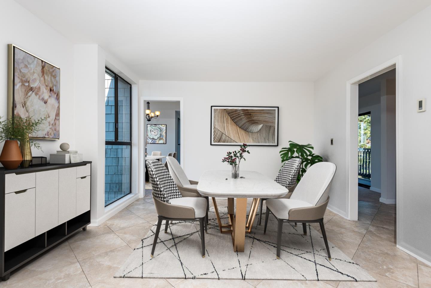 425 Anchor Road, Unit 317 San Mateo, CA 94404 - Photo 13 of 35 a dining room with furniture and window