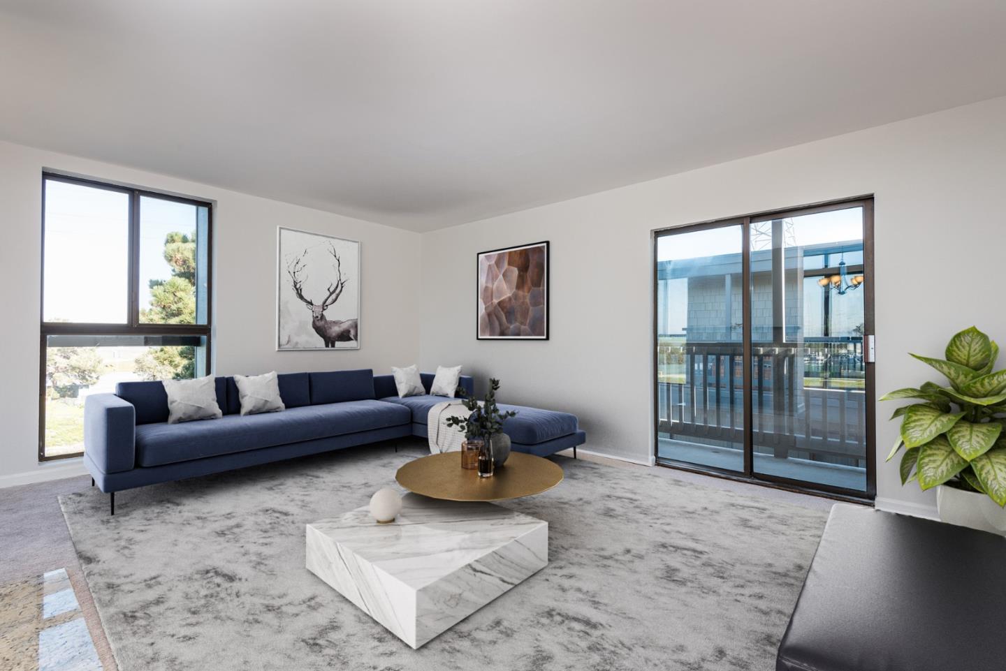 425 Anchor Road, Unit 317 San Mateo, CA 94404 - Photo 6 of 35 a living room with furniture and a gate