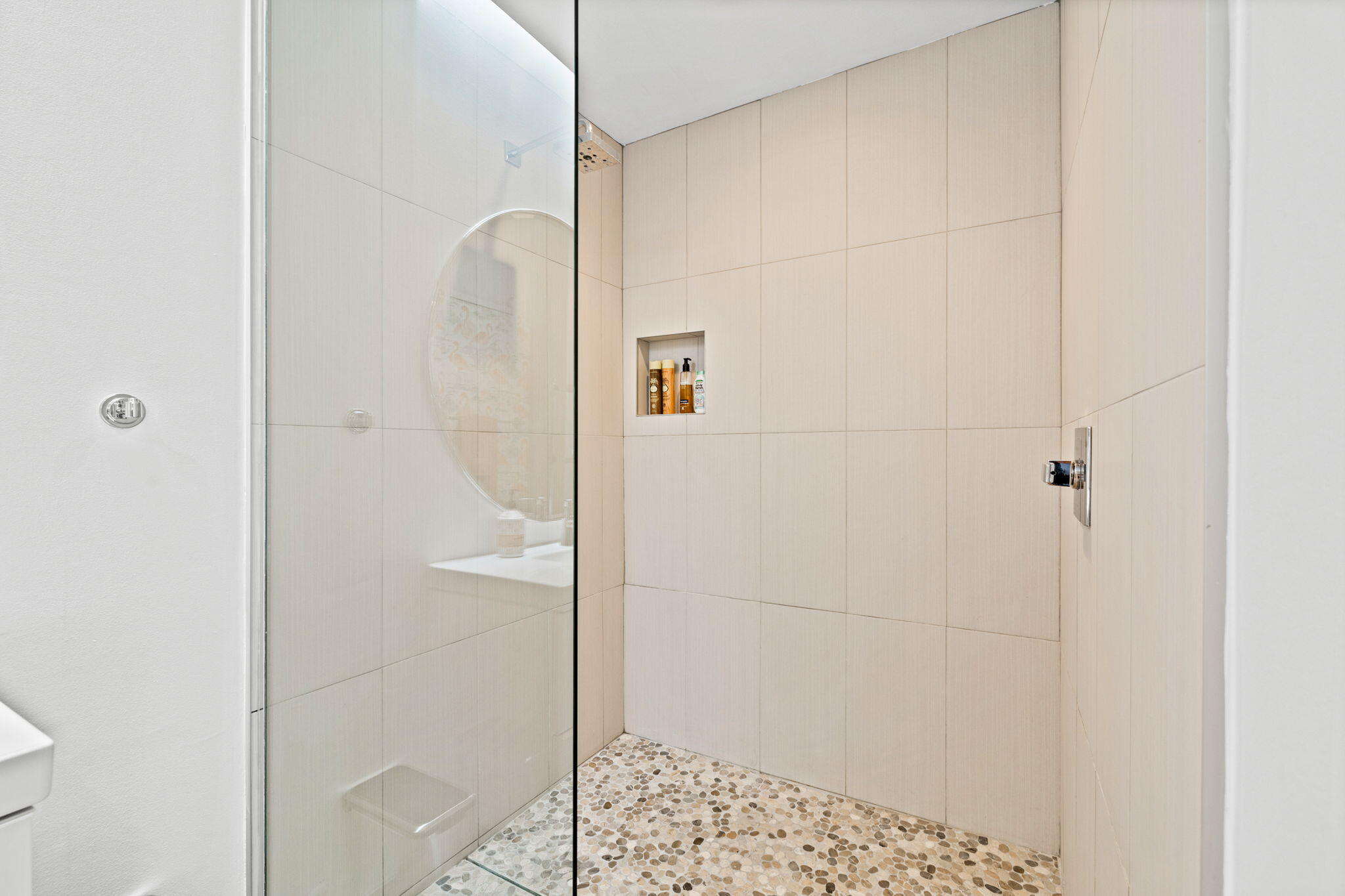 72857 El Paseo, Unit 502 Palm Desert, CA 92260 - Photo 24 of 48 a bathroom with a shower