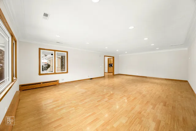 a view of an empty room with window