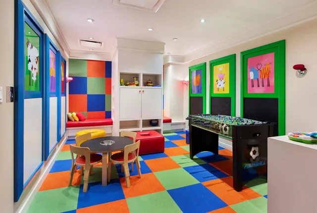 a very nice looking room with furniture and rug