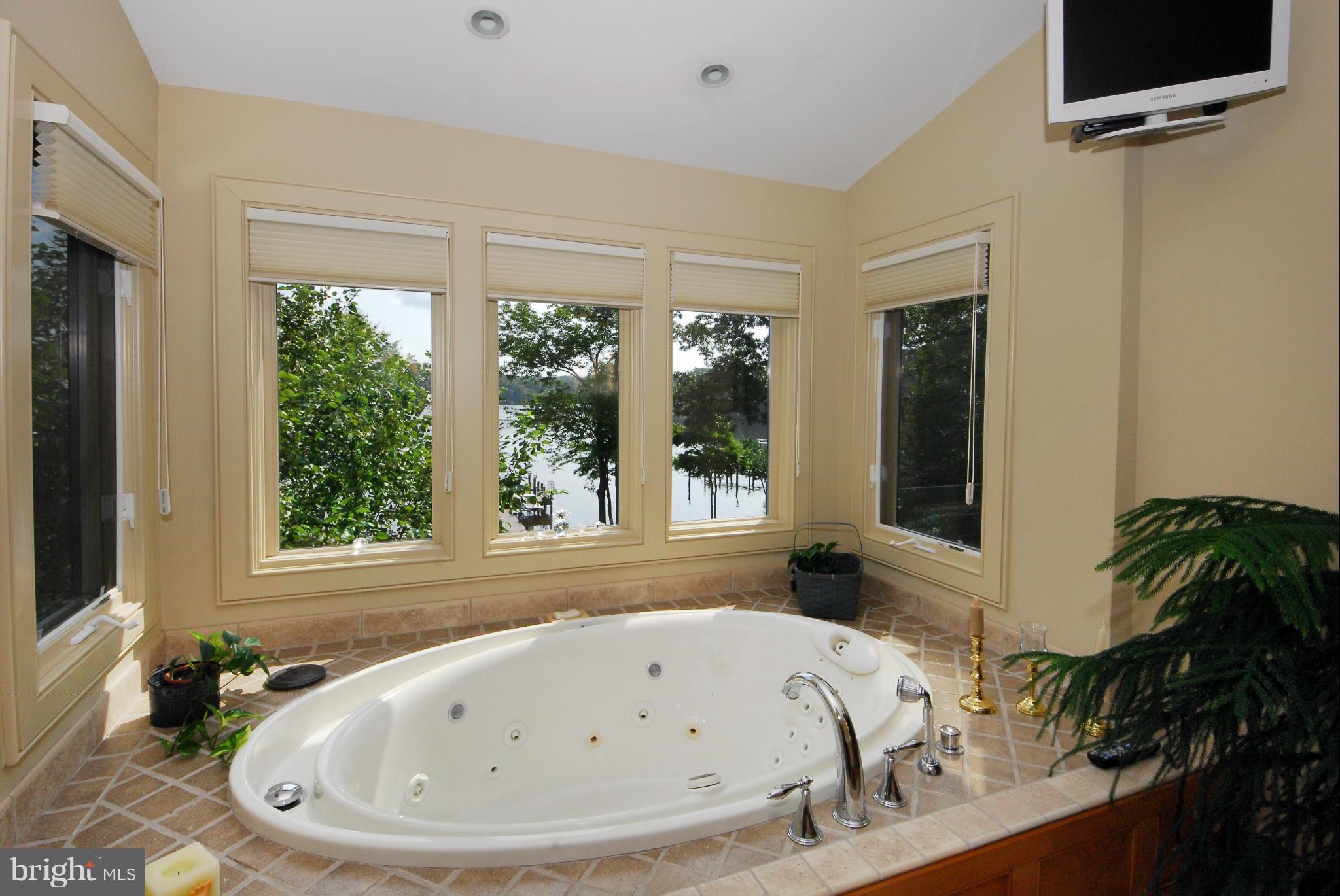 603 Simms Landing Road Crownsville, MD 21032 - Photo 14 of 28 Master bathroom includes jetted tub w/ views