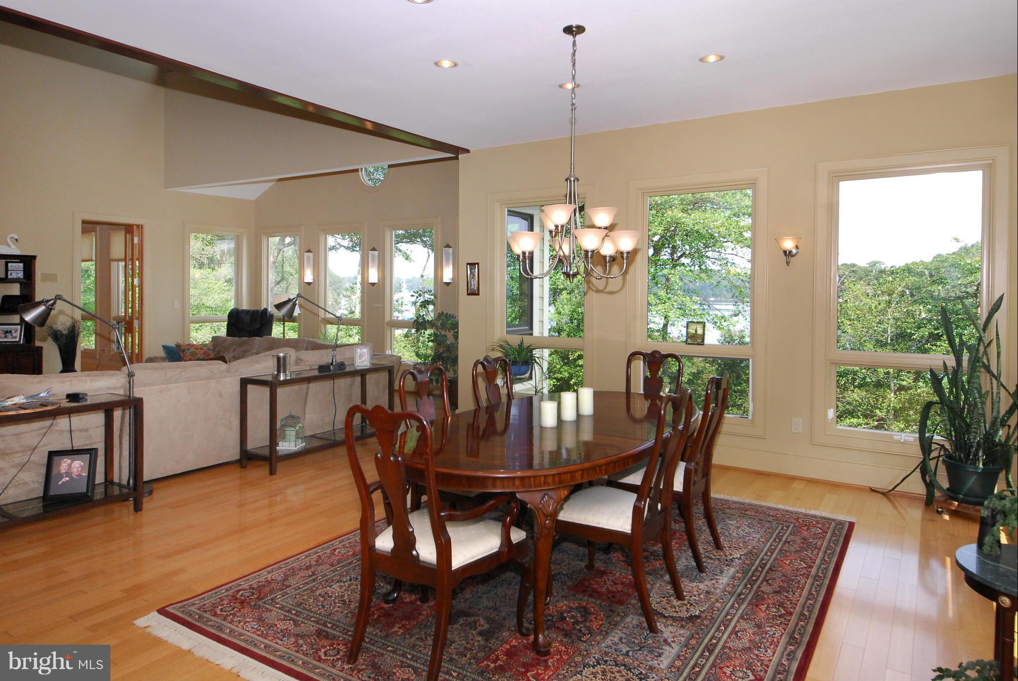 603 Simms Landing Road Crownsville, MD 21032 - Photo 10 of 28 Dining area has wrap-around water views